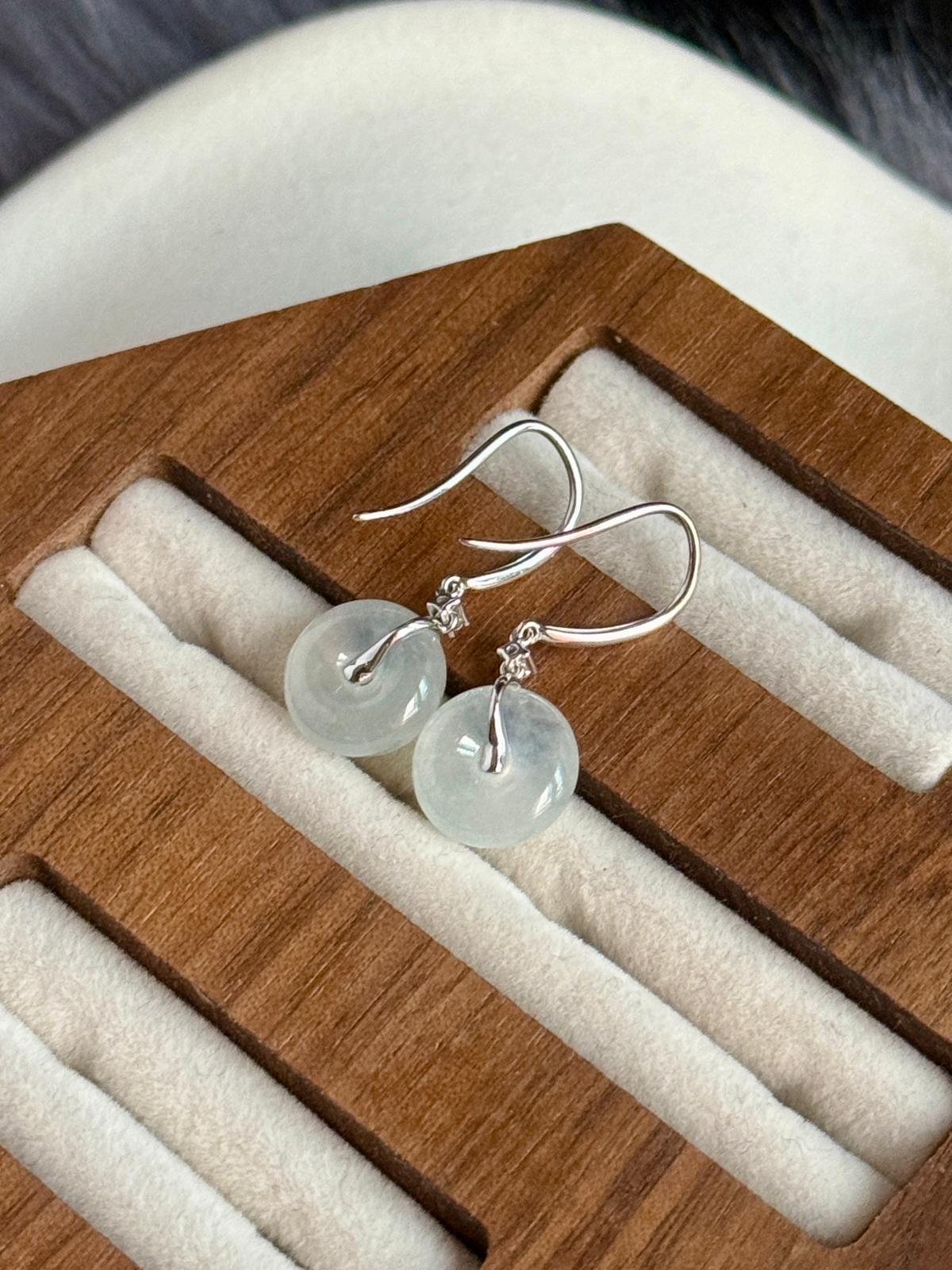 18K Icy Snow White Donut Drop Earrings (Icy Variety!)