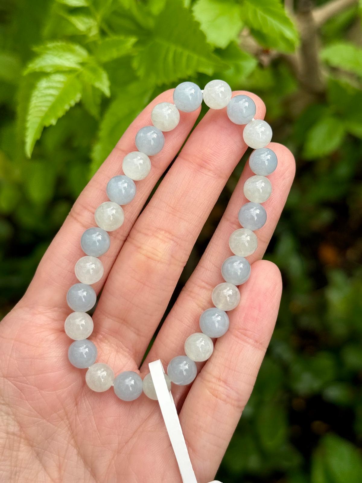 7.3mm Icy Duo-Tone Bracelet