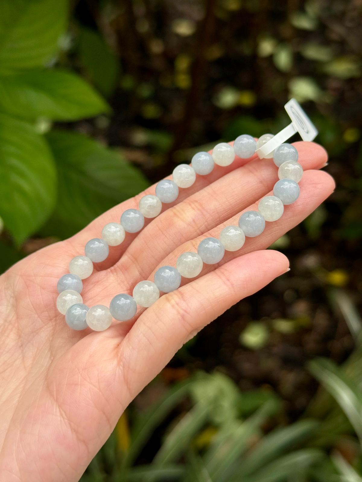 7.3mm Icy Duo-Tone Bracelet