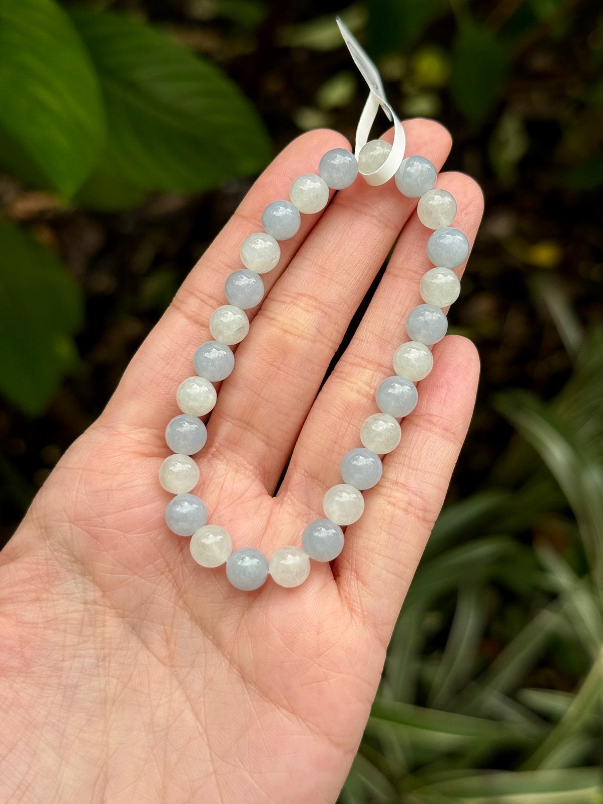 7.3mm Icy Duo-Tone Bracelet