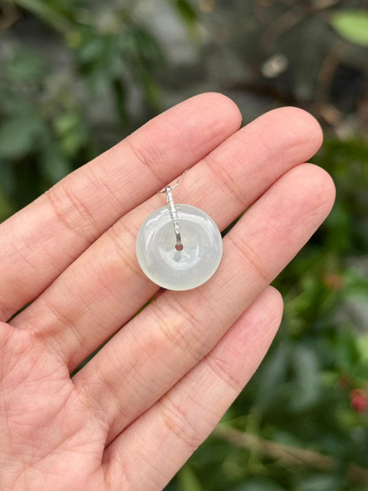 18K Icy Coloress Donut Classic Pendant