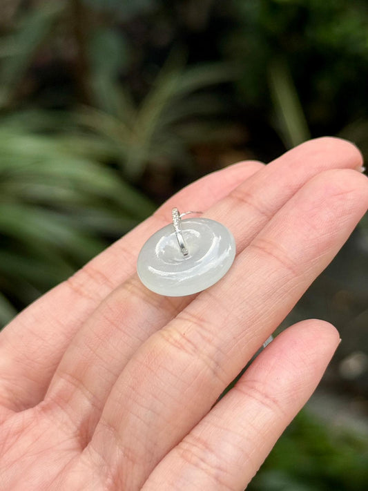 18K Icy Coloress Donut Classic Pendant