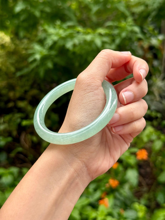 56.6mm Icy Sweet Apple Green (Highly Translucent!)