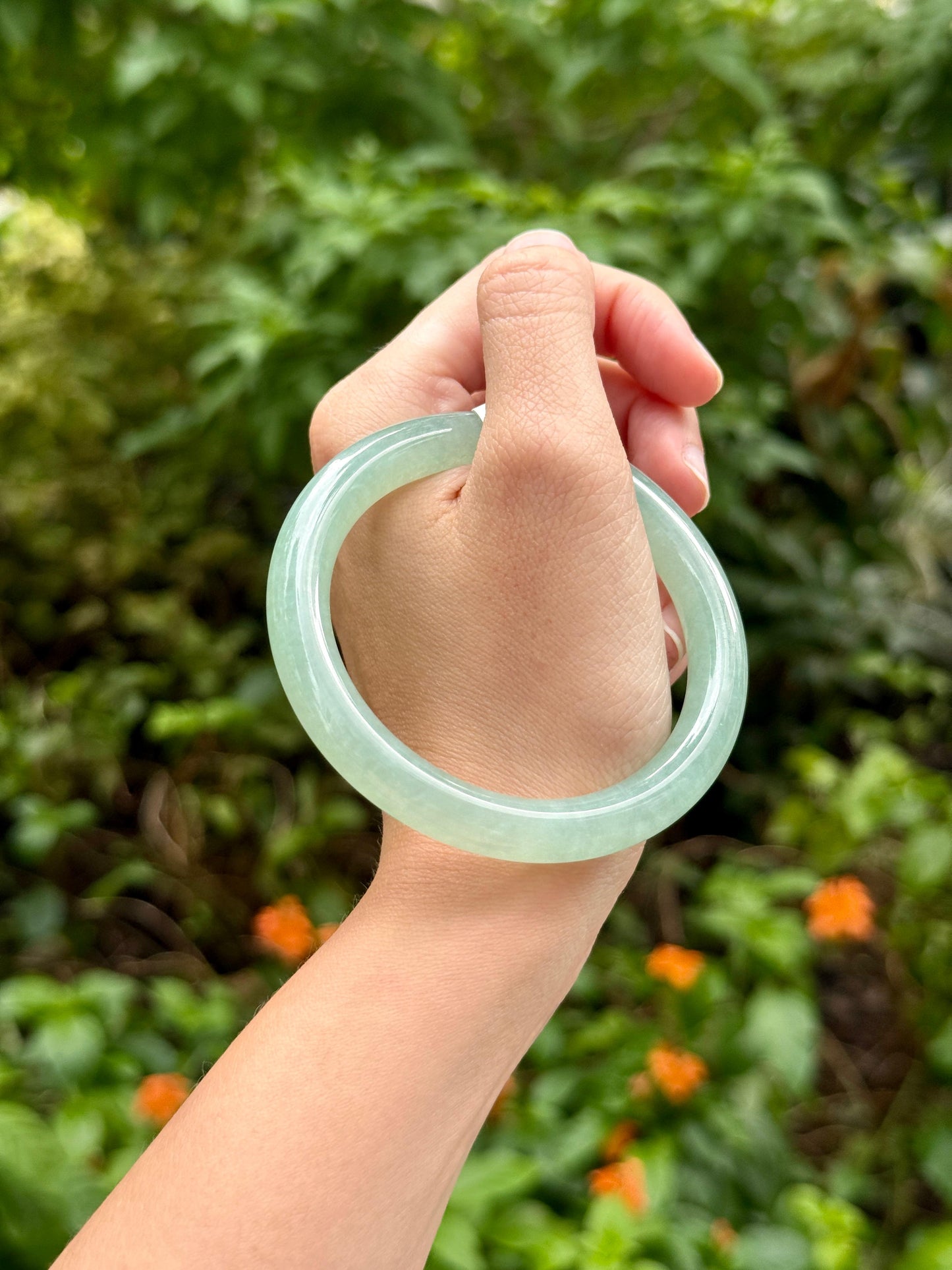 56.6mm Icy Sweet Apple Green (Highly Translucent!)