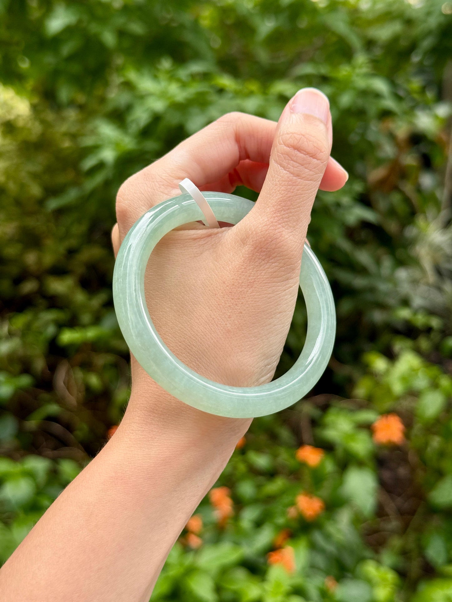 56.6mm Icy Sweet Apple Green (Highly Translucent!)