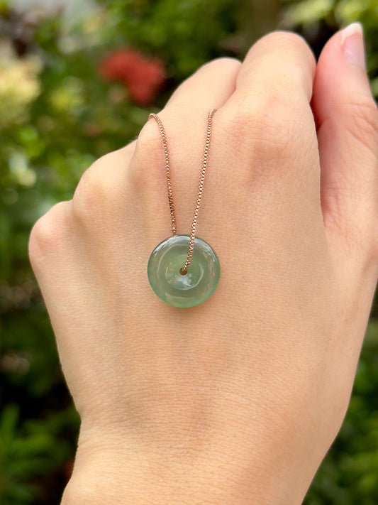 Icy Jelly Vivid Lake Green Donut (with Chain)