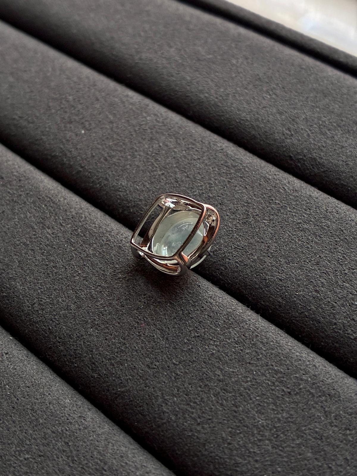 18K Solstice Square Pendant (Icy Variety!)