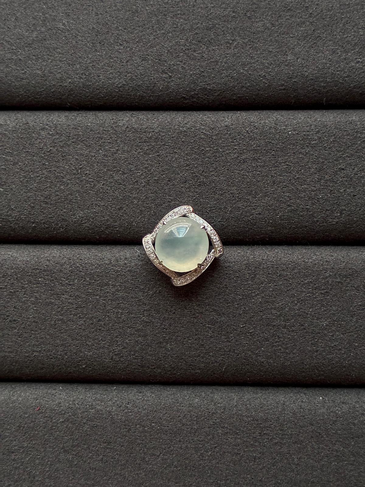 18K Solstice Square Pendant (Icy Variety!)