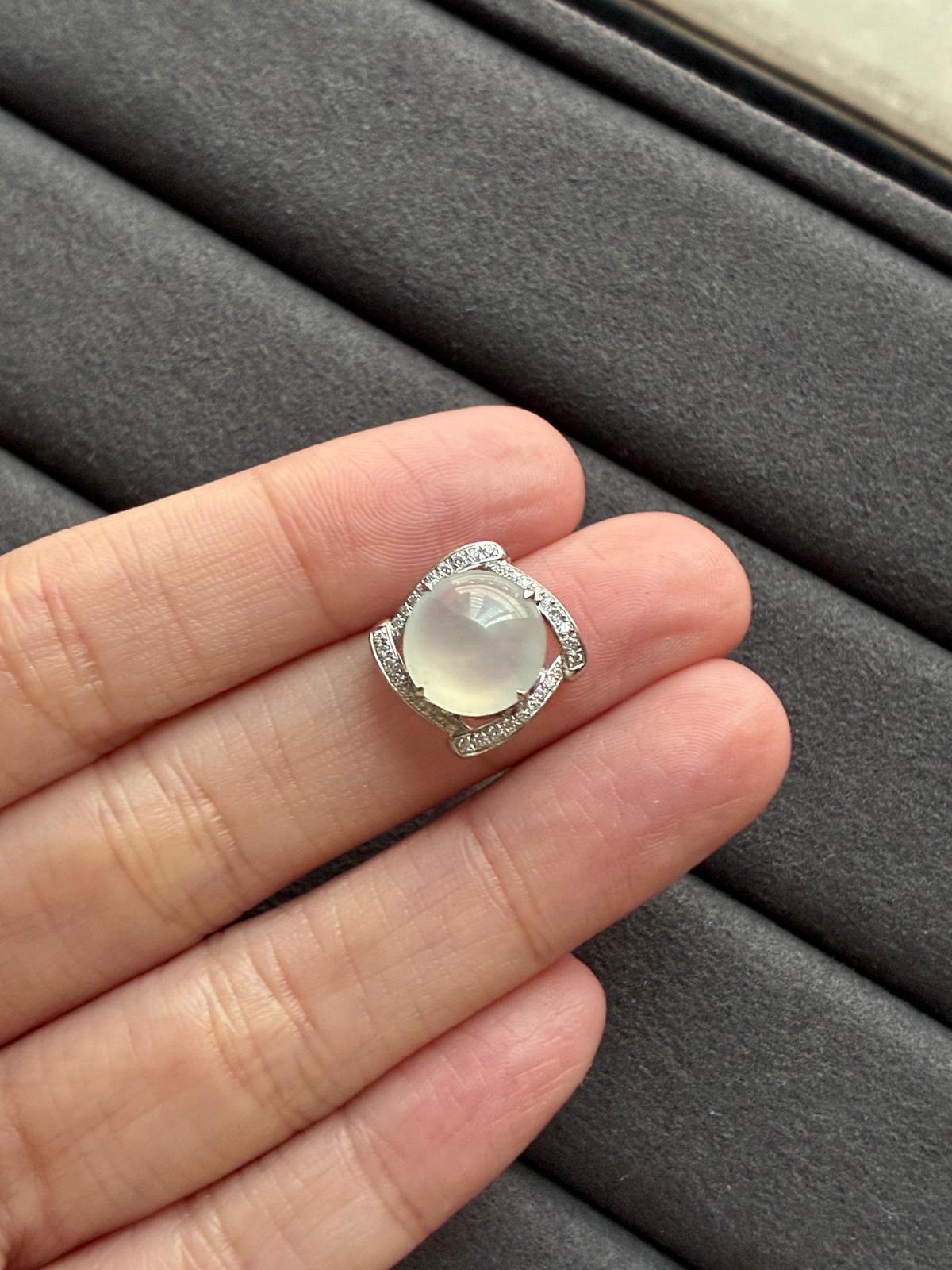 18K Solstice Square Pendant (Icy Variety!)