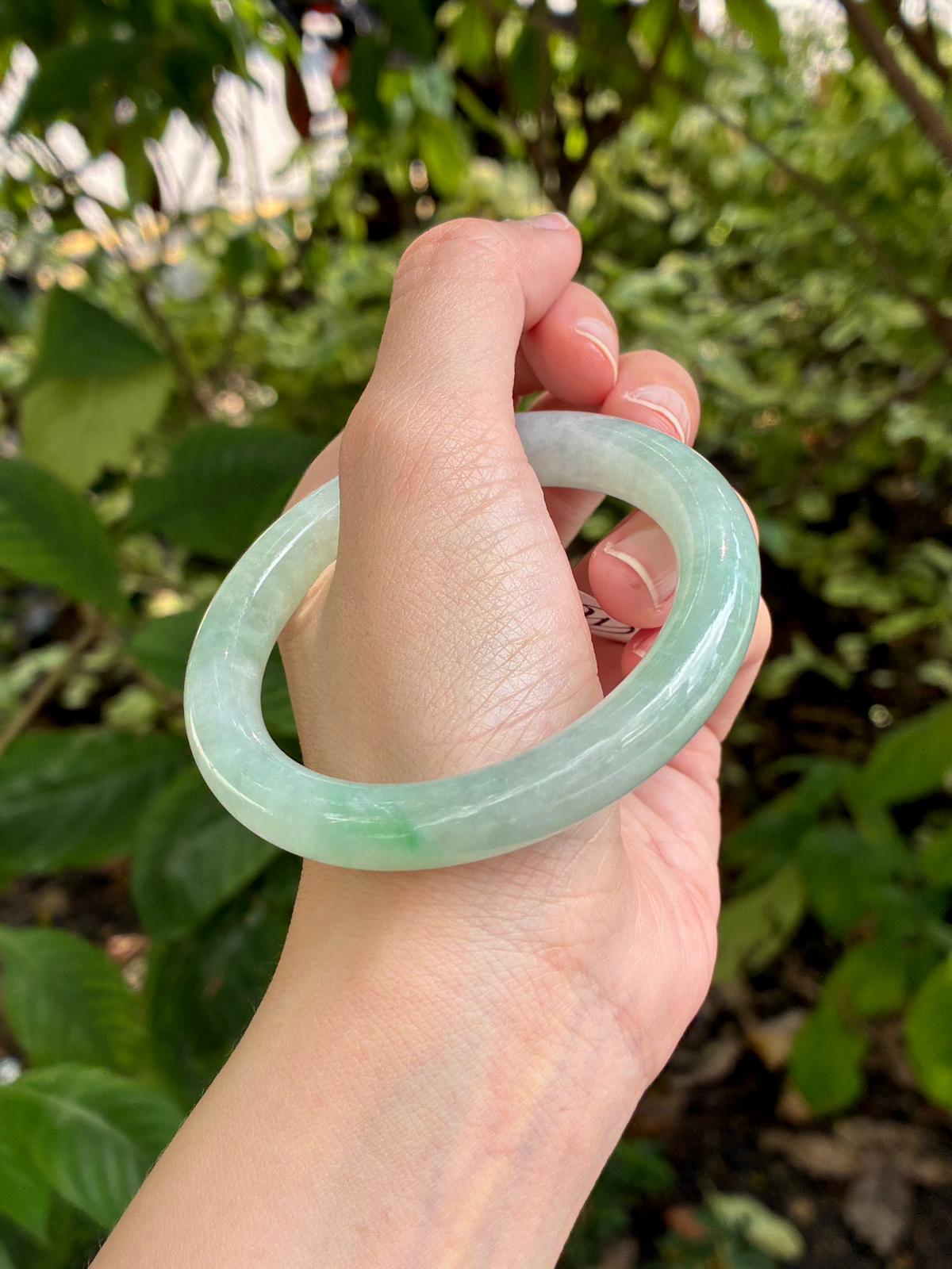 53.6mm Icy Light Apple Green with Sunshine