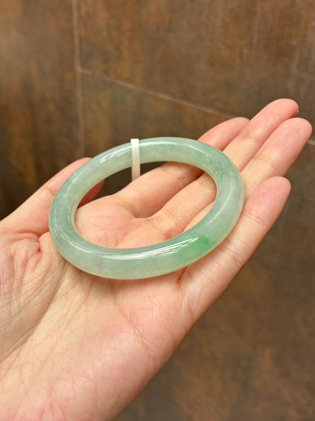 53.6mm Icy Light Apple Green with Sunshine