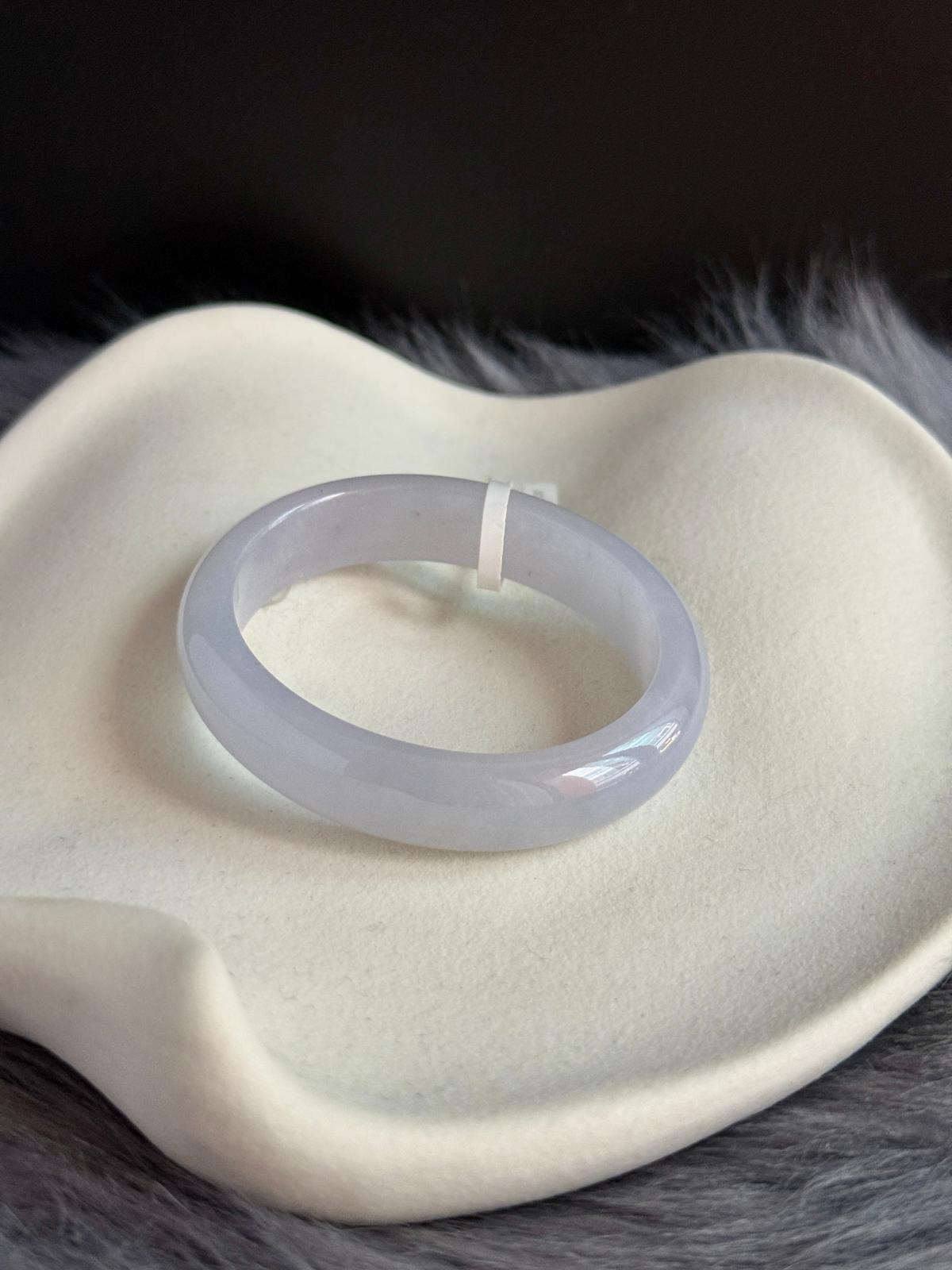 52.3mm Icy Lilac Lavender Oval (Rare!)