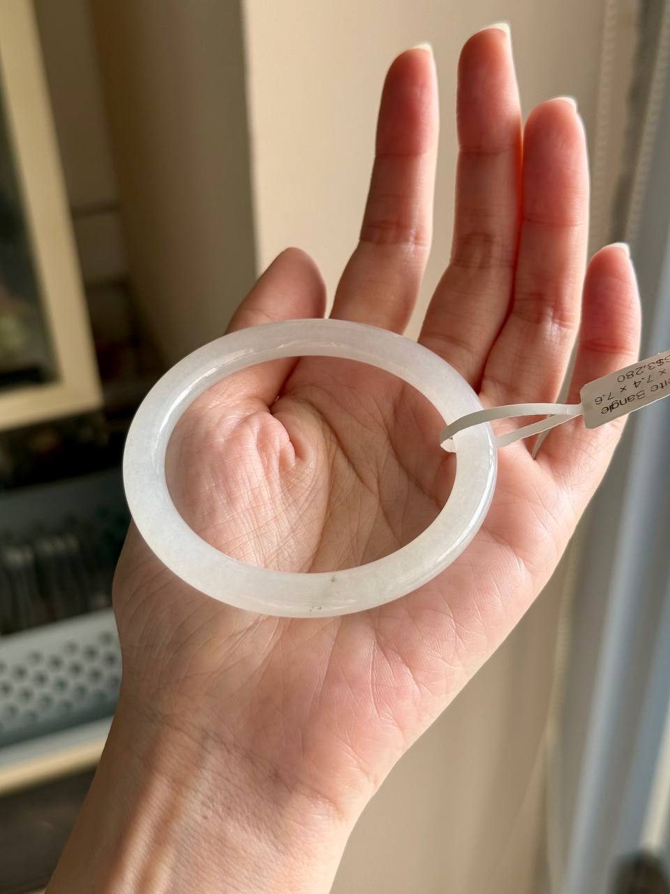 56.3mm Icy Glowy White (Slim)