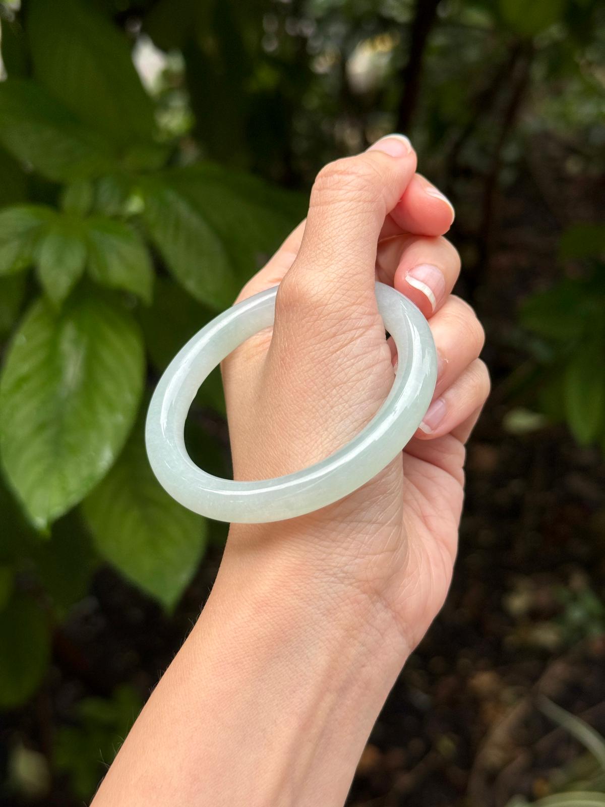 51.8mm Icy Jelly Light Minty Green