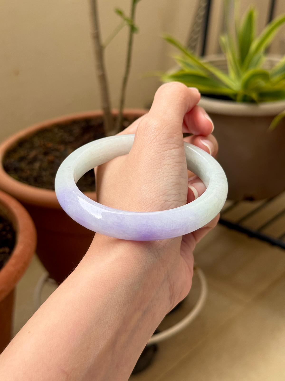 60.7mm Vivid Royal Violet with Light Mint