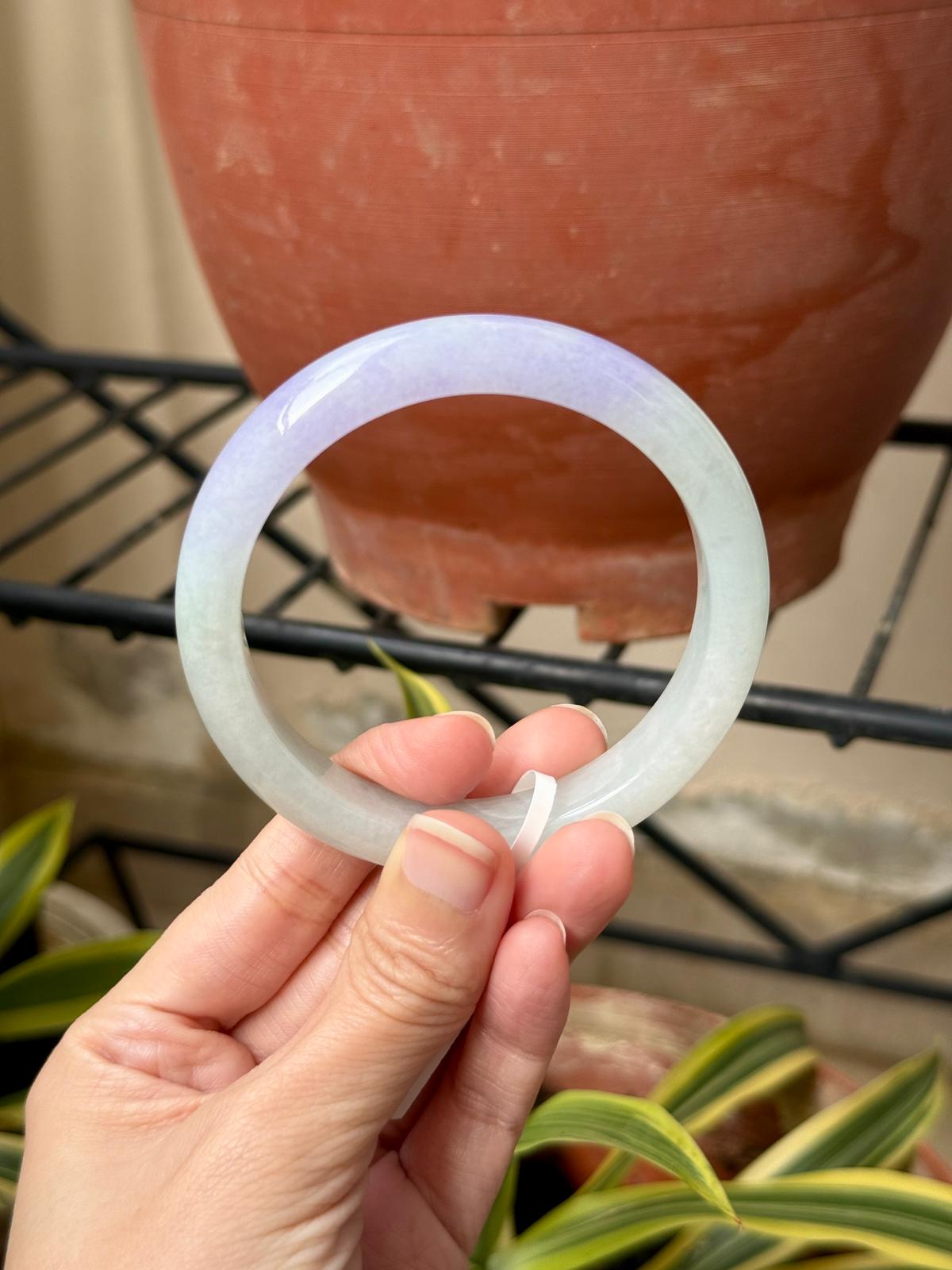 60.7mm Vivid Royal Violet with Light Mint