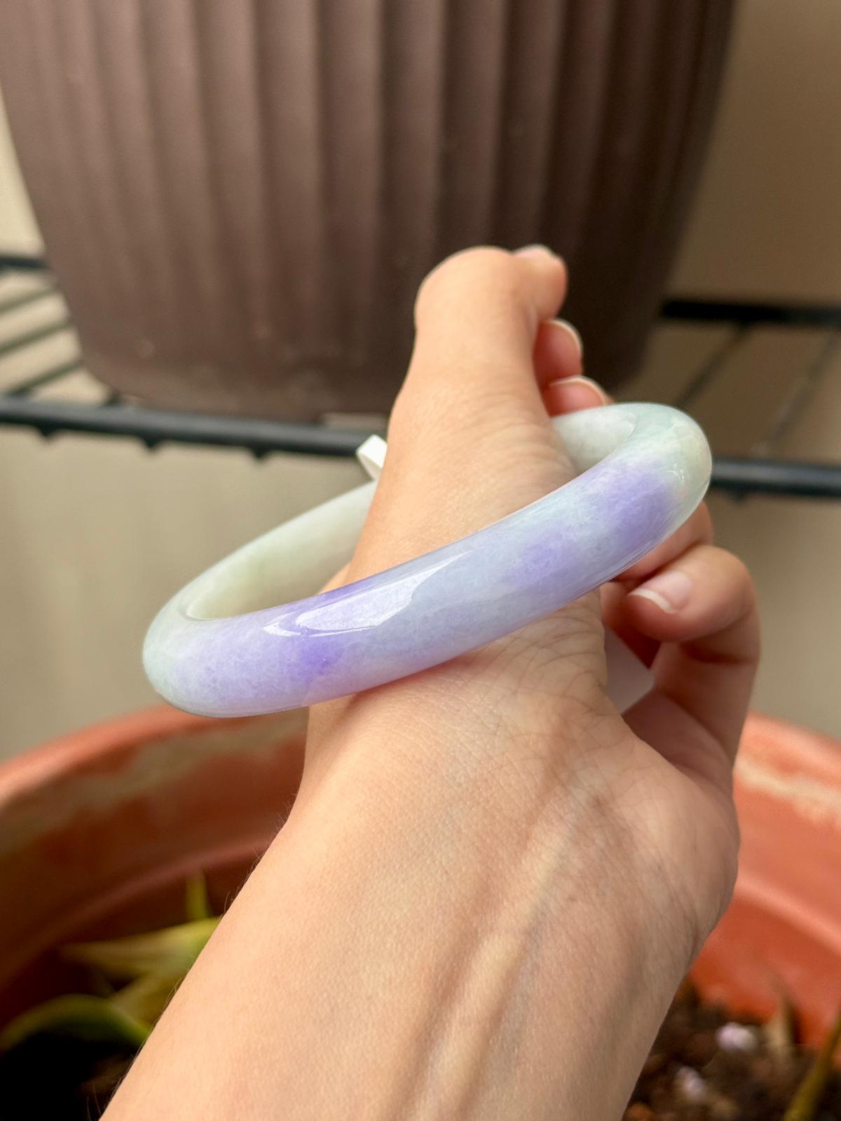 60.7mm Vivid Royal Violet with Light Mint