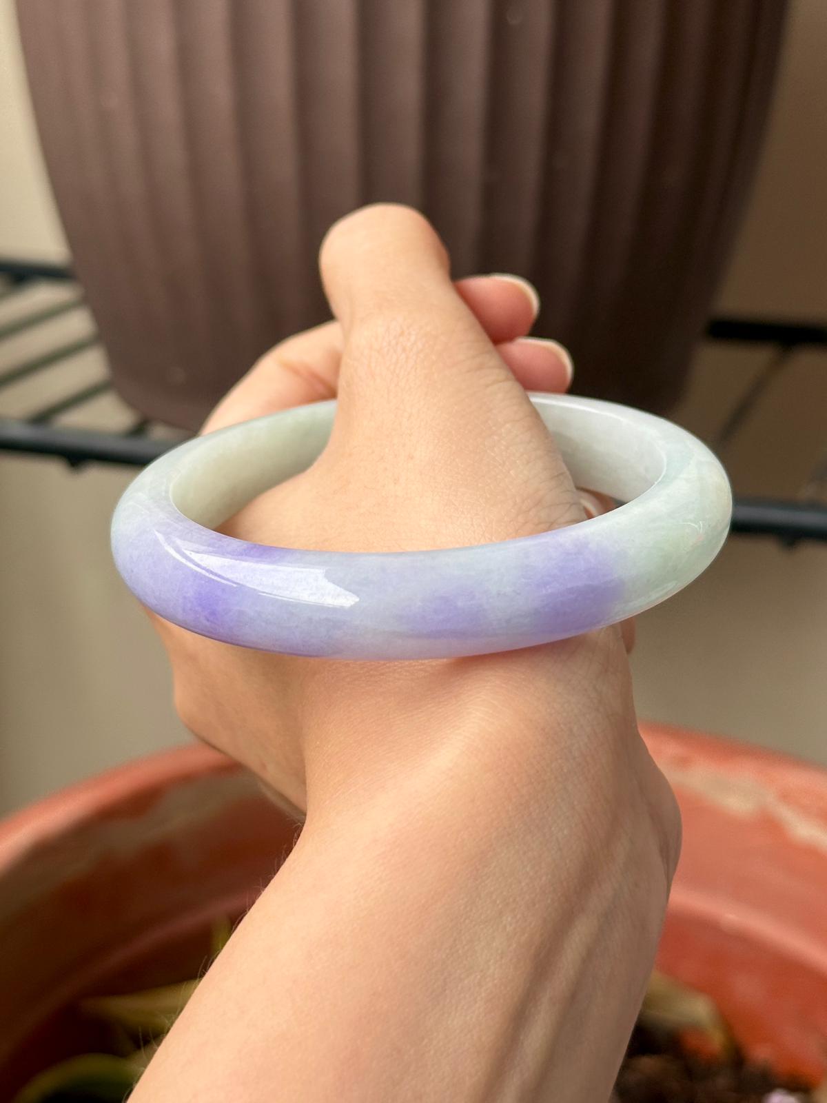 60.7mm Vivid Royal Violet with Light Mint