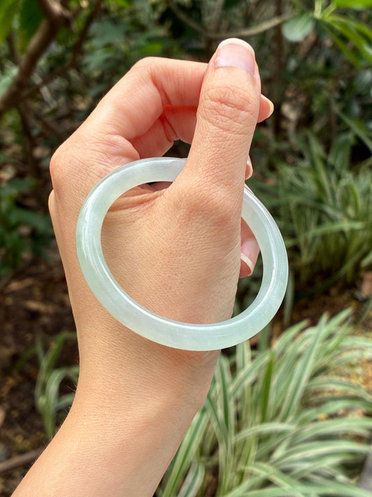 51.5mm Glowy Sky Blue Mini Oval (Premium!)