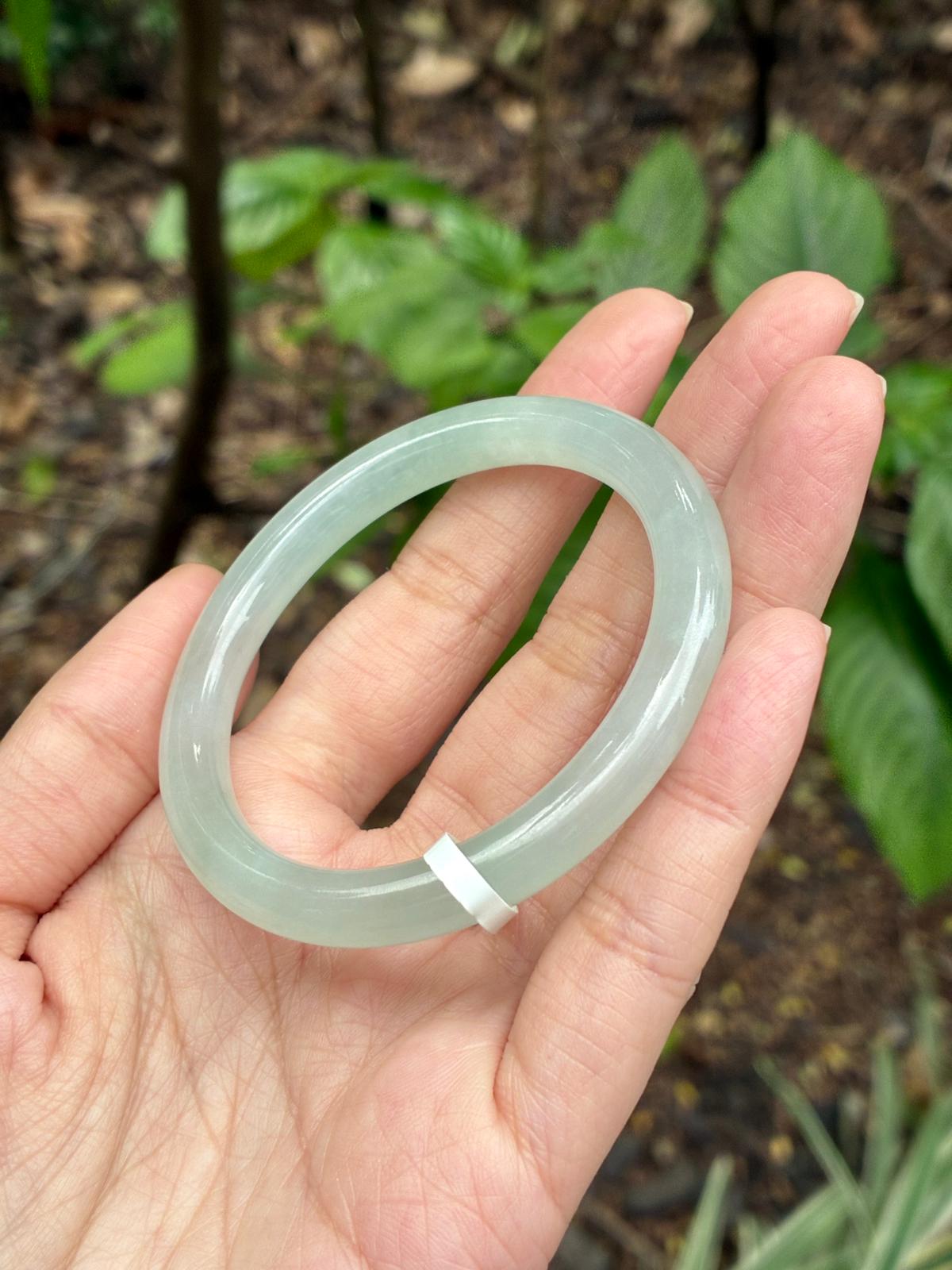 51.5mm Glowy Sky Blue Mini Oval (Premium!)