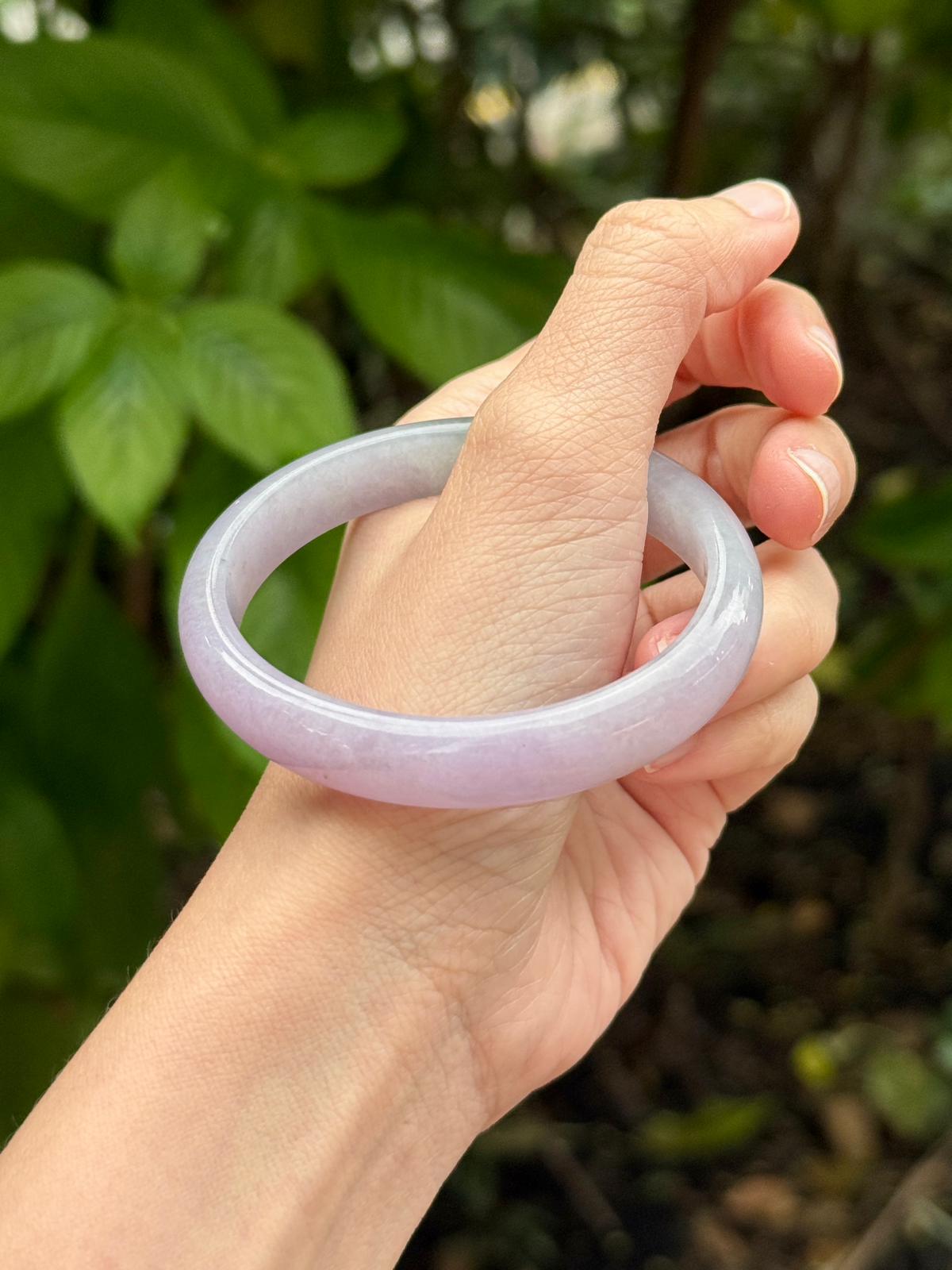 57.5mm Rare Icy Smoky Duo-Tone Lavender (Oval)