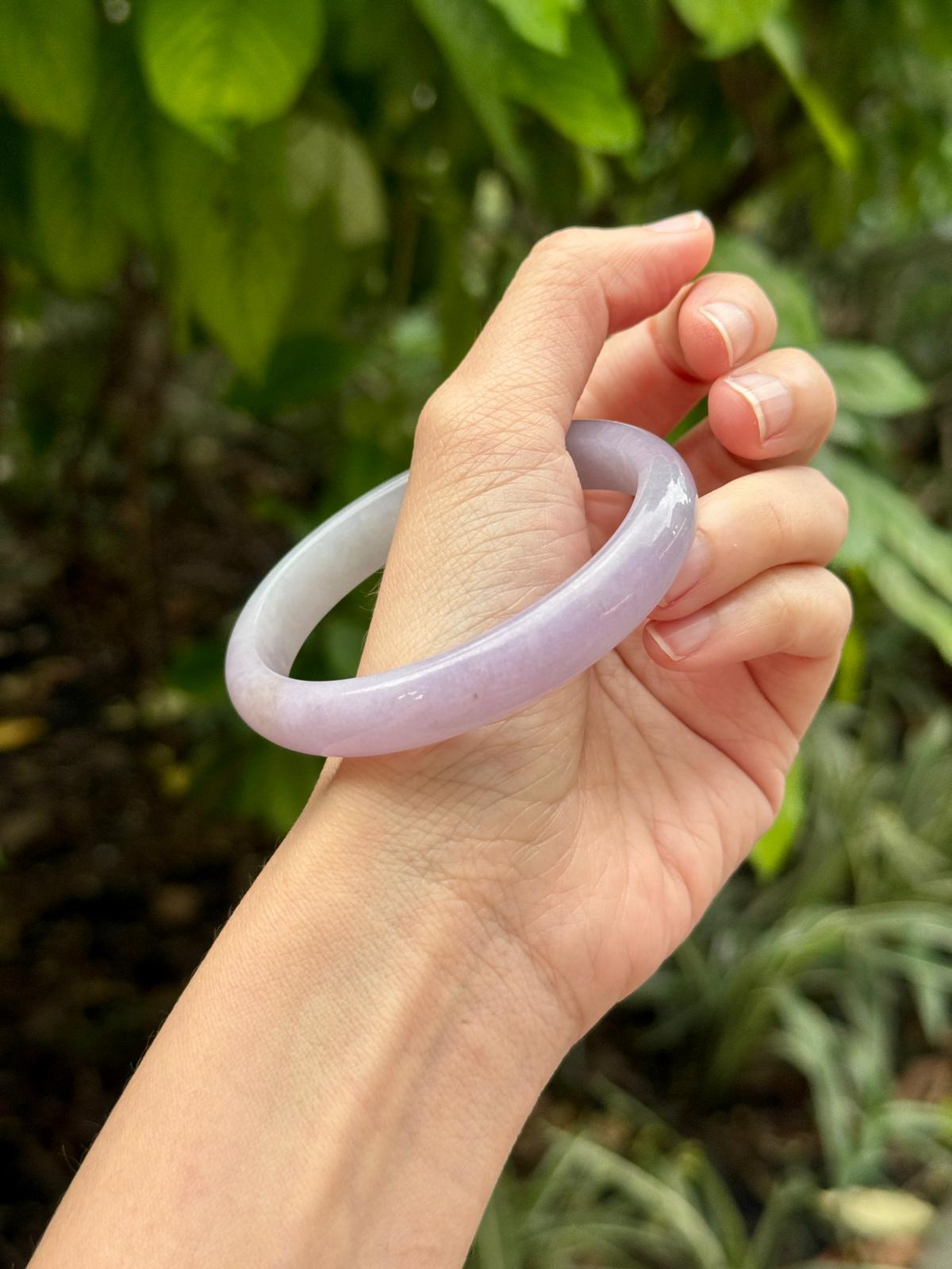 57.5mm Rare Icy Smoky Duo-Tone Lavender (Oval)