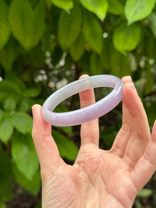 57.5mm Rare Icy Smoky Duo-Tone Lavender (Oval)