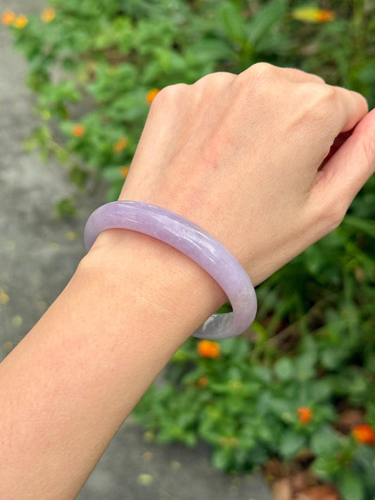 57.5mm Rare Icy Smoky Duo-Tone Lavender (Oval)