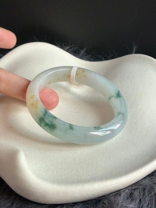 52.5mm Icy Florals with Yellow (Sunflower)