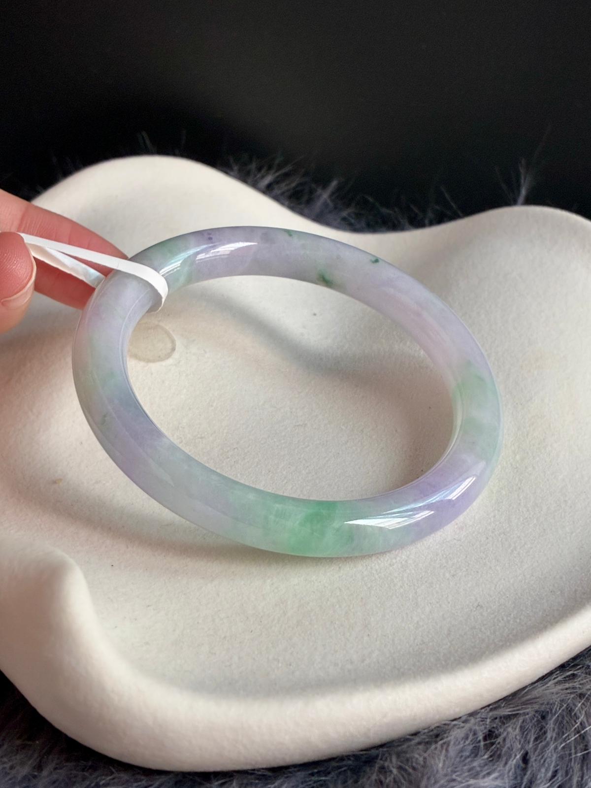 57.2mm Icy Floral Lavender with Green (Slim)