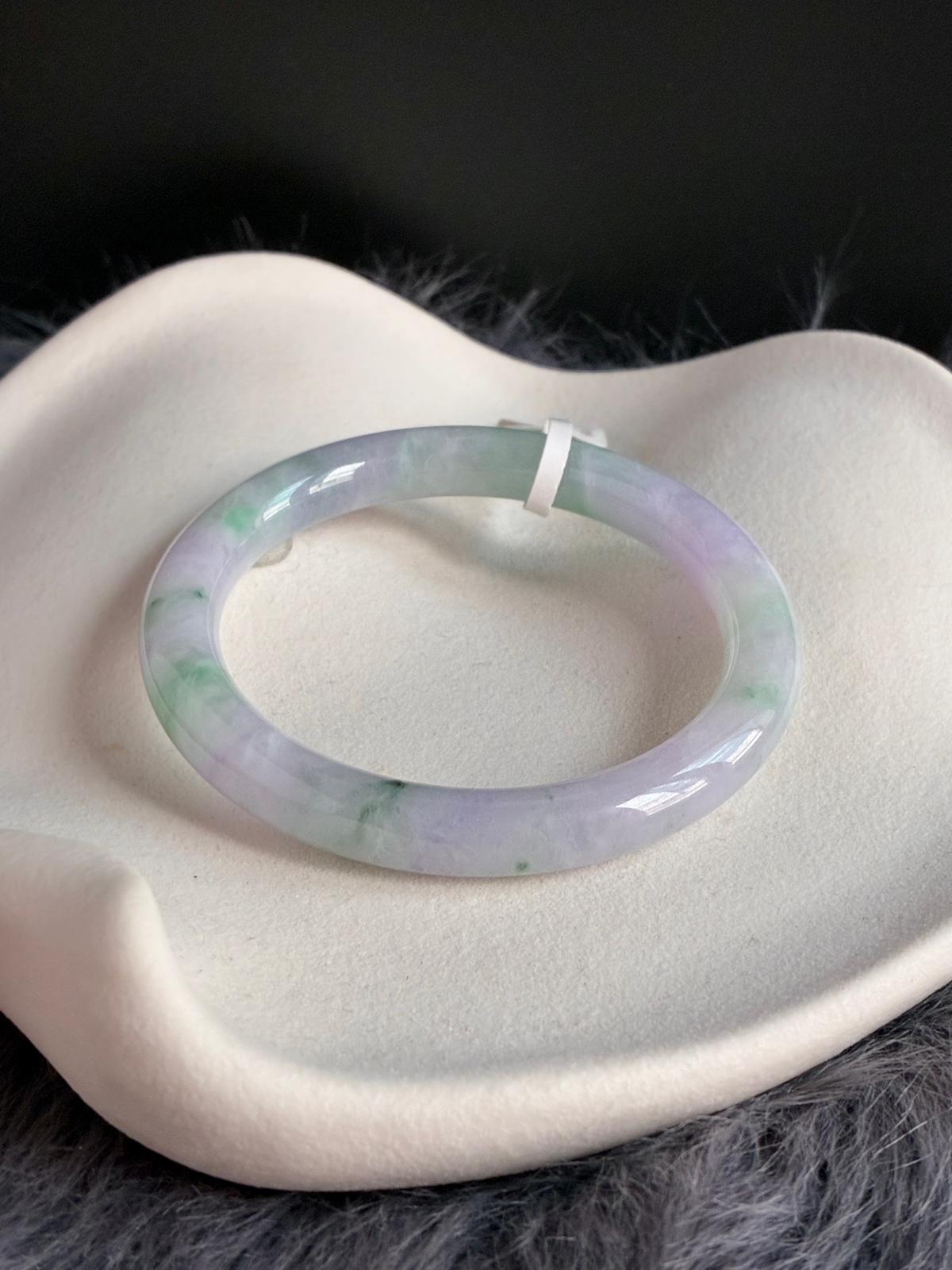 57.2mm Icy Floral Lavender with Green (Slim)