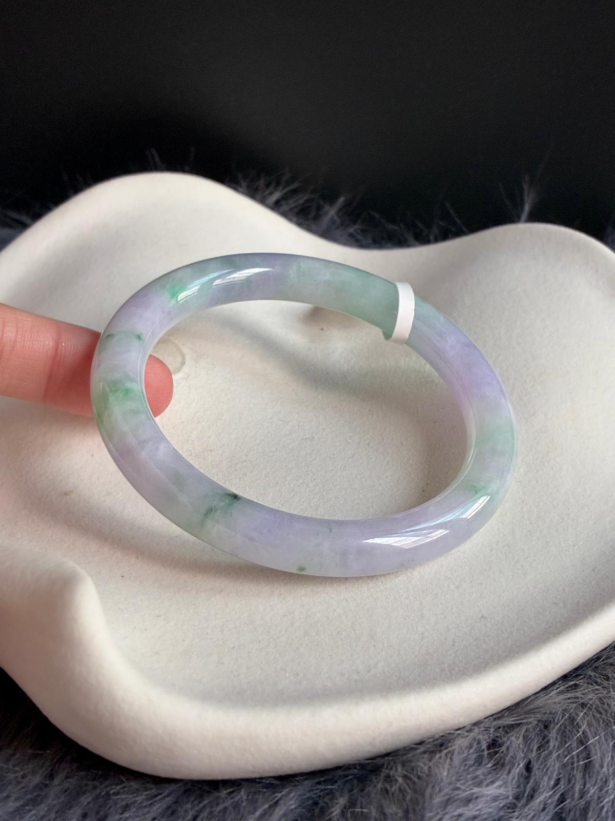 57.2mm Icy Floral Lavender with Green (Slim)