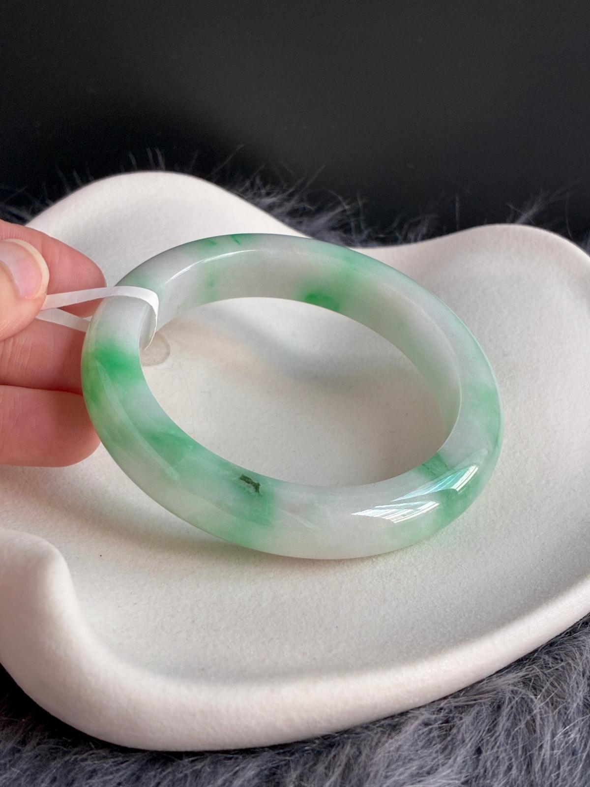 58mm White with Sunny Green