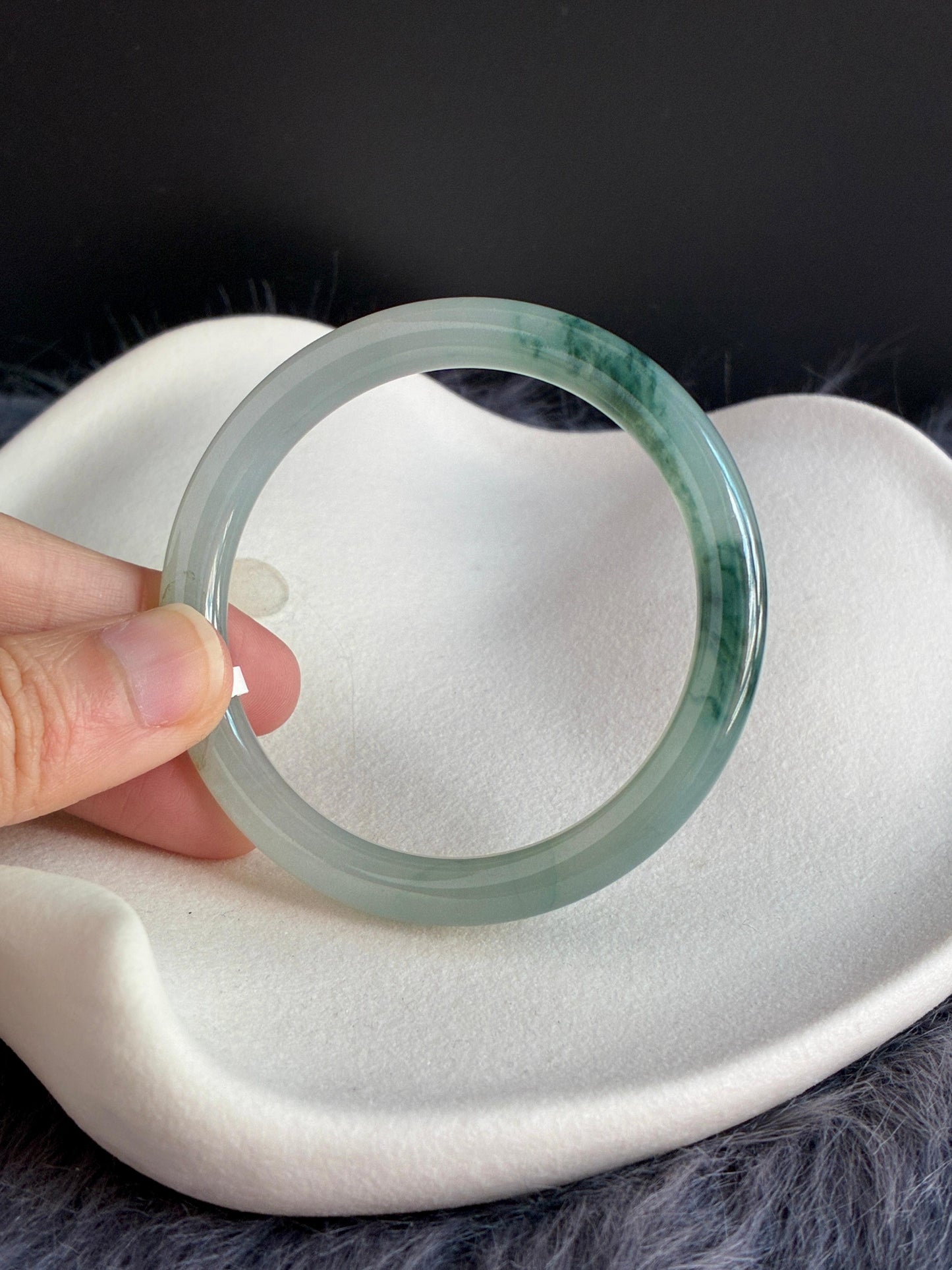 51.9mm Icy Bluish Green Florals (Slim)