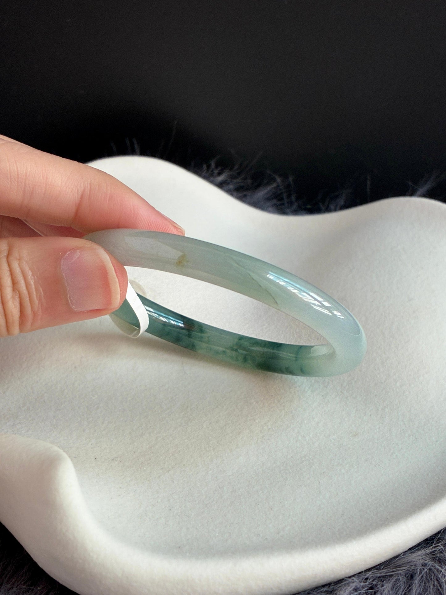 51.9mm Icy Bluish Green Florals (Slim)