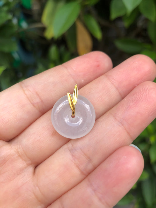 (Preorder) 18K Icy Coloress Donut Pendant (Icy Variety!)