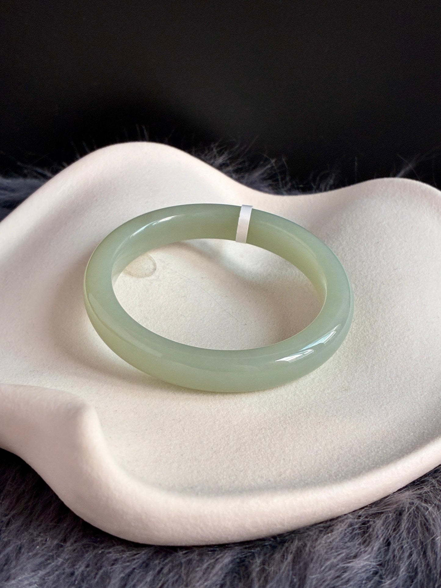 55.0mm Nephrite Jade Lake Green (Slim)
