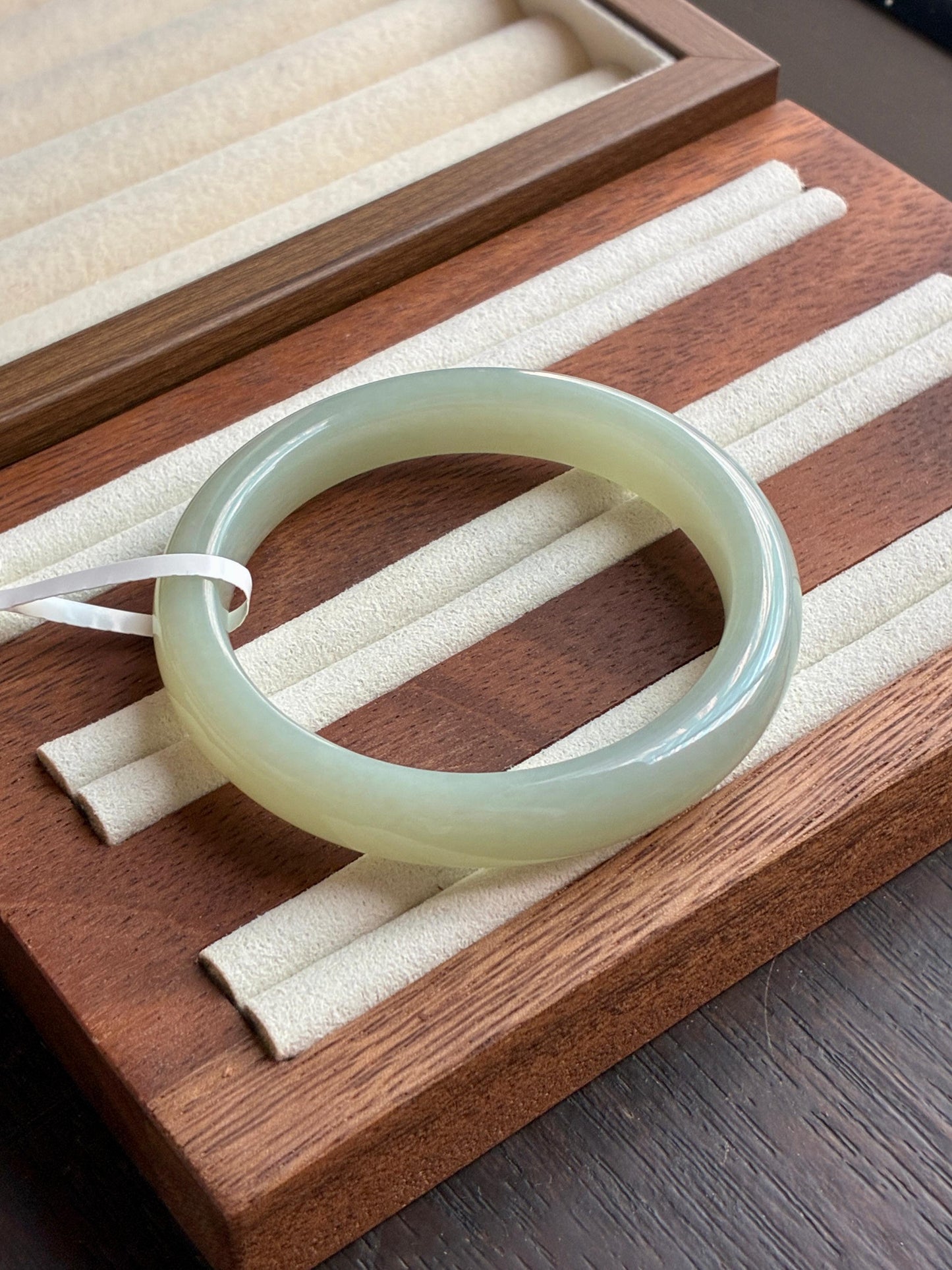 55.0mm Nephrite Jade Lake Green (Slim)