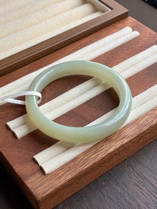 55.0mm Nephrite Jade Lake Green (Slim)