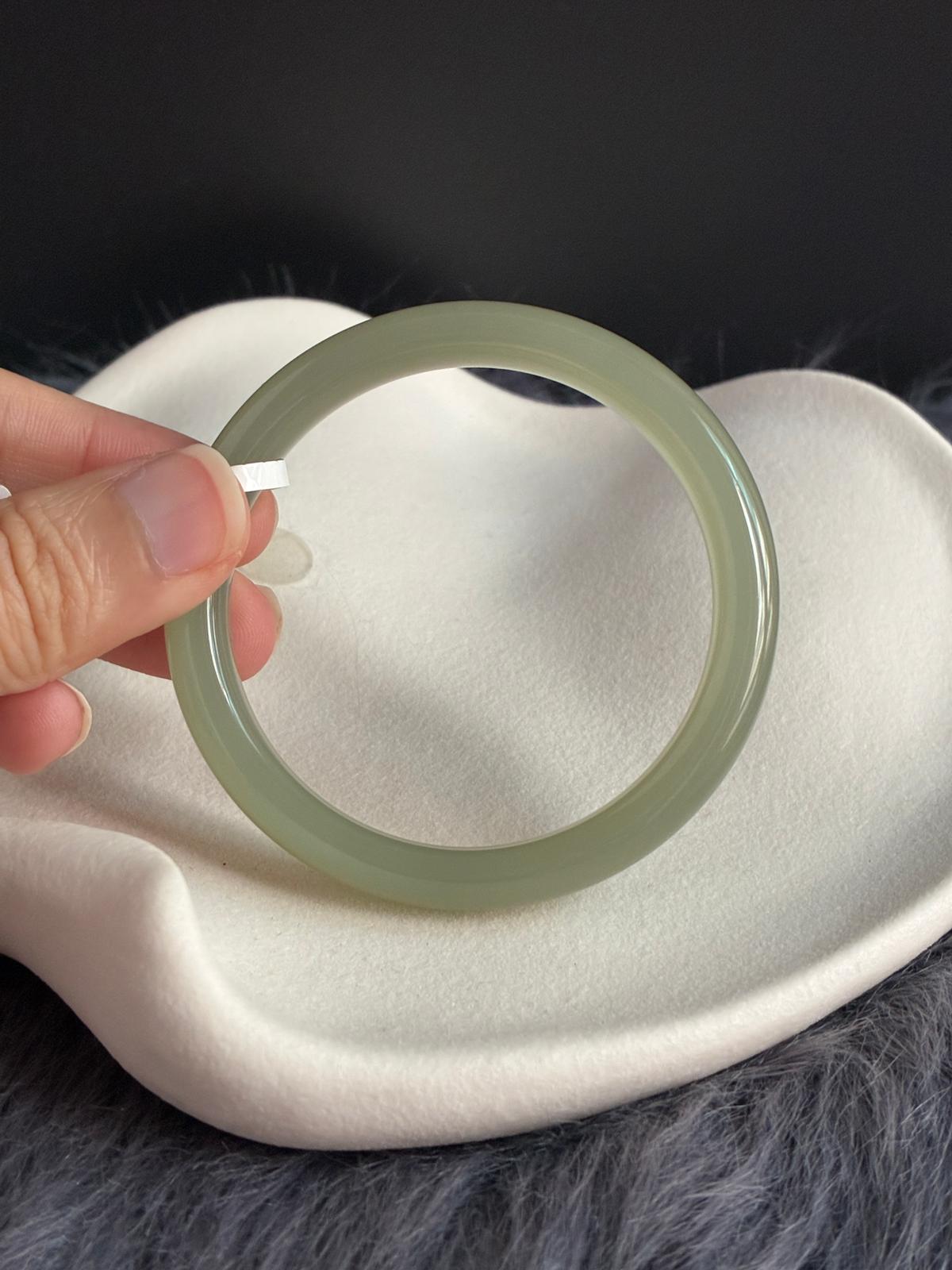 53.7mm Nephrite Jade Lake Green (Slim)