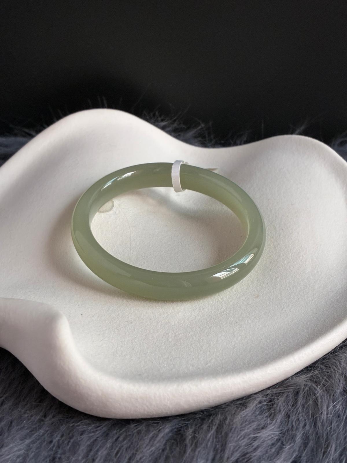 53.7mm Nephrite Jade Lake Green (Slim)