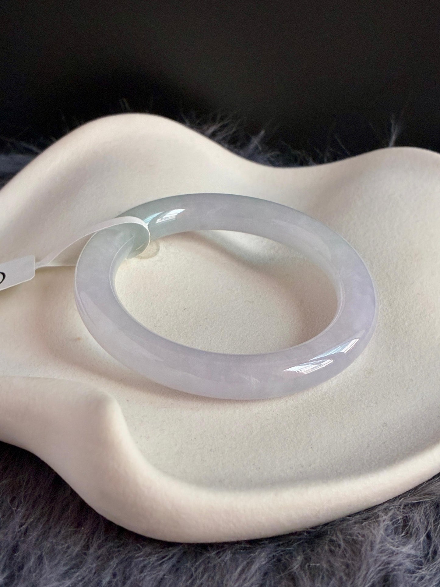 54.3mm Icy Light Lavender with Green (Premium Cut!)