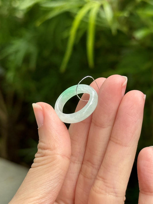 Icy Moss on Snow Abacus Ring (US5)