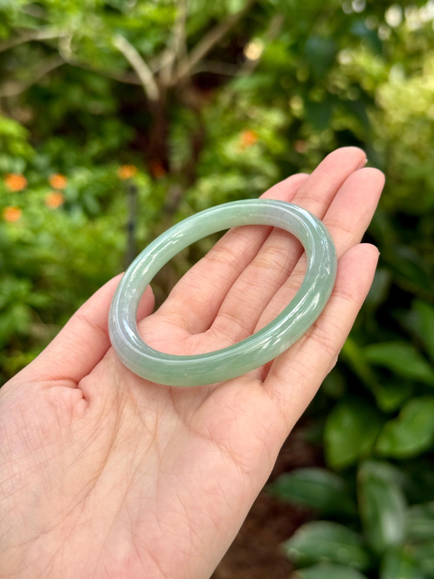 53.3mm Vivid Bluish Green with Lavender