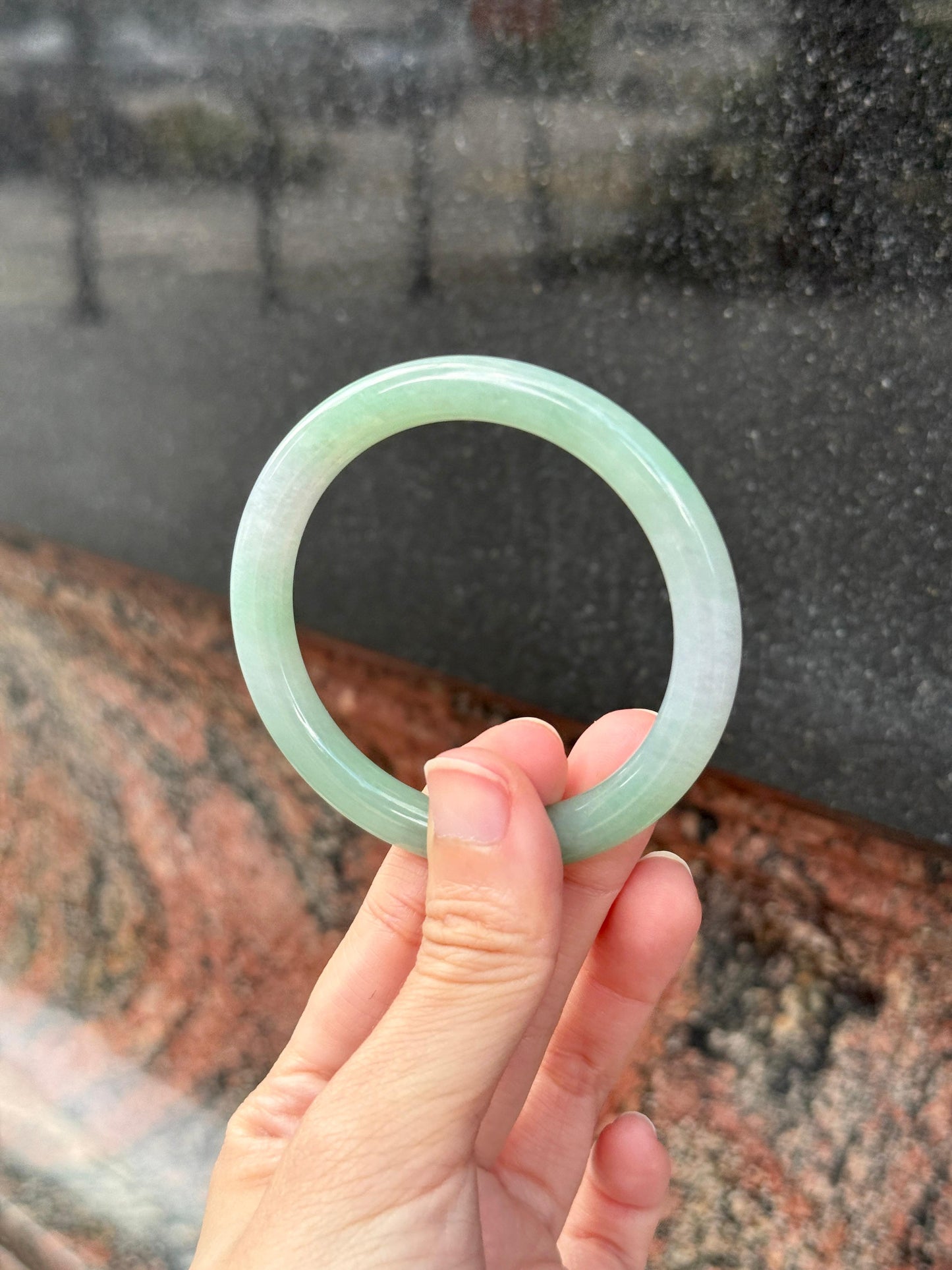 53.3mm Vivid Bluish Green with Lavender