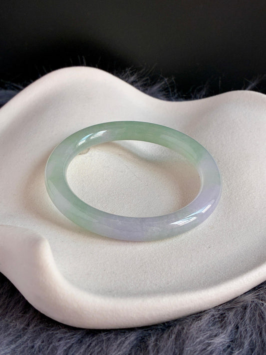 53.8mm Icy Apple Green with Lavender (Rare!)