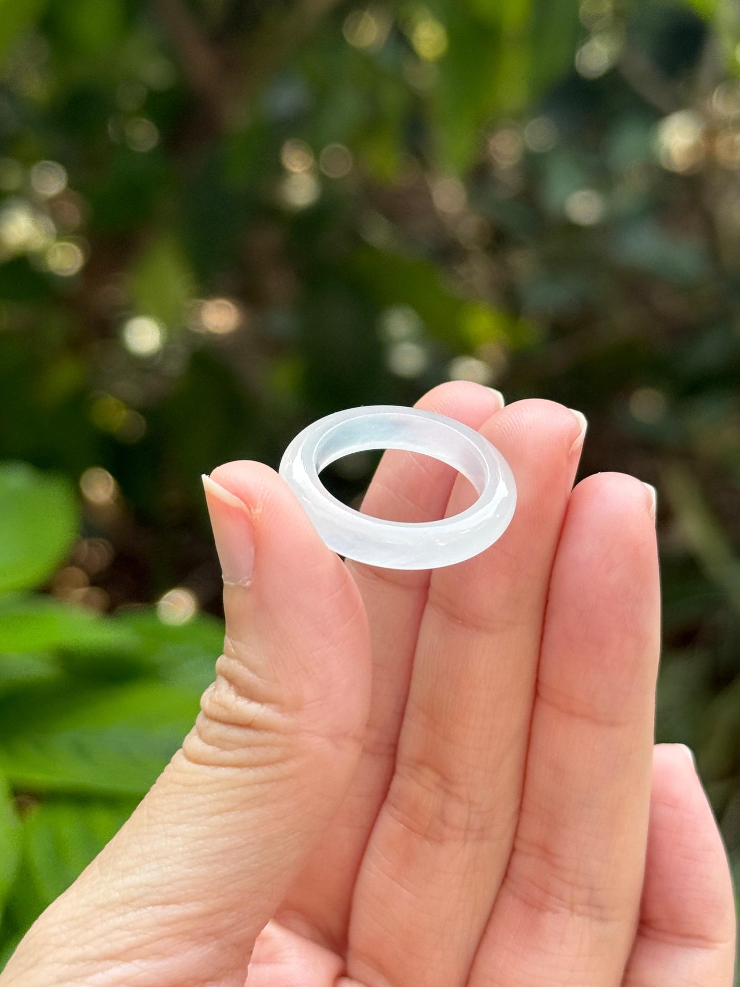 (Rare!) Icy Moonlight Glow Abacus Ring (US7)