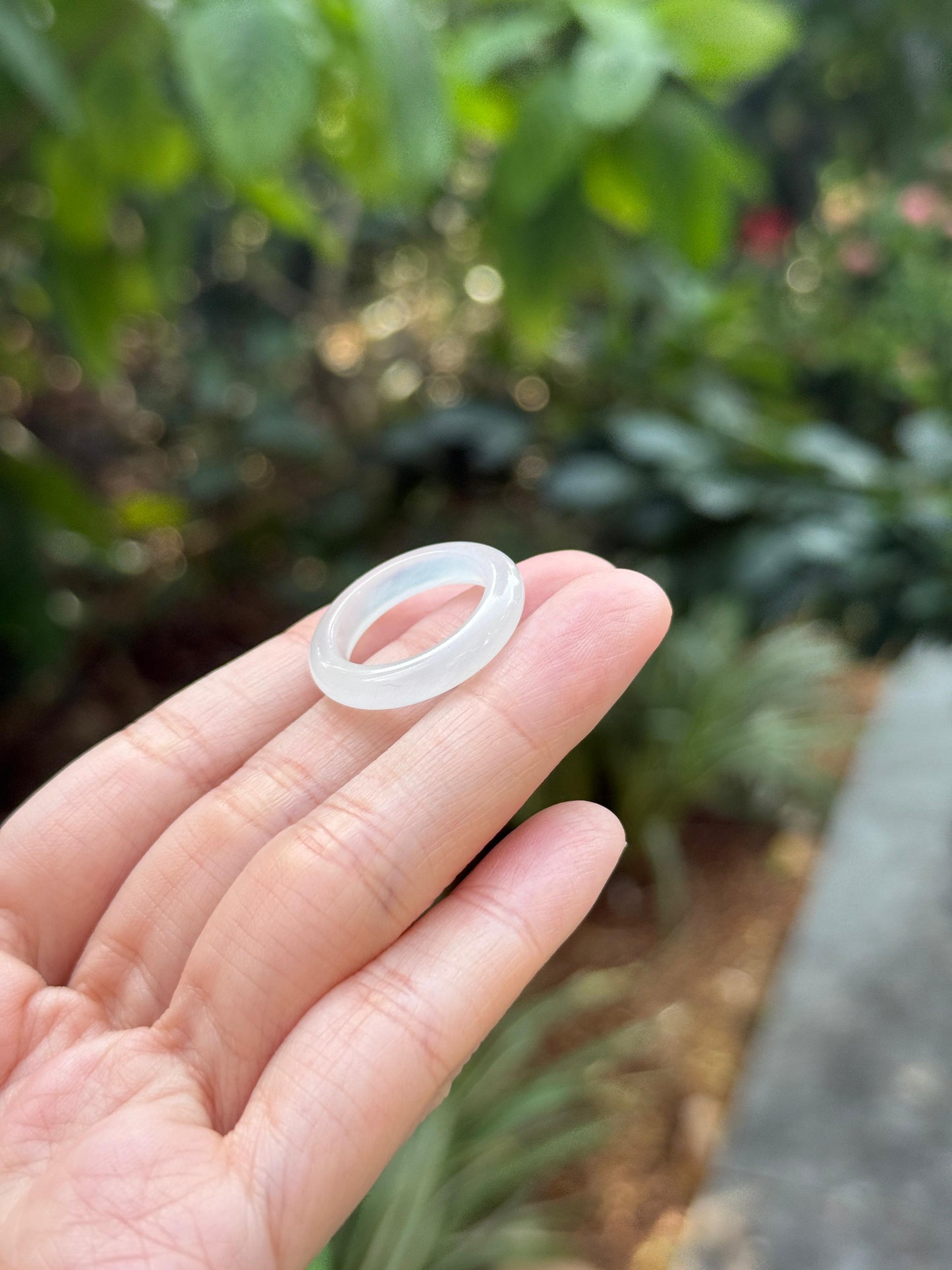 (Rare!) Icy Moonlight Glow Abacus Ring (US7)