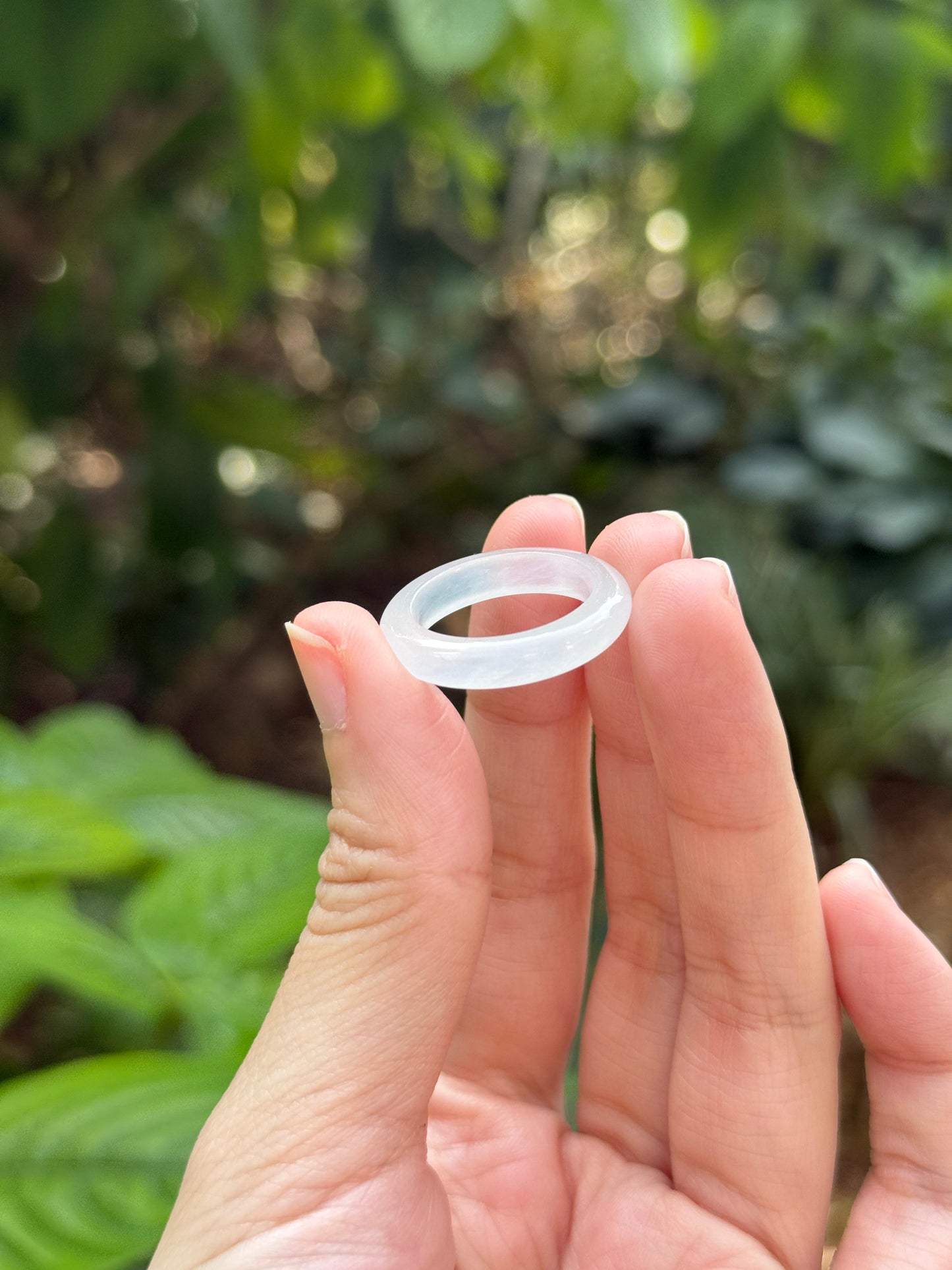 (Rare!) Icy Moonlight Glow Abacus Ring (US7)