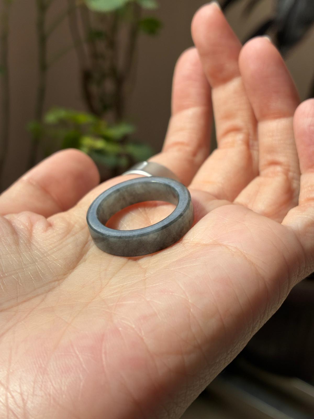 Icy Wuji Black Abacus Ring (US9)
